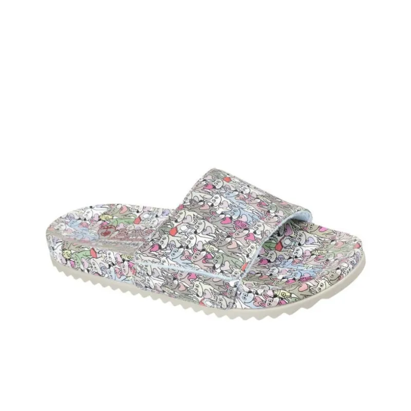 Skechers Bobs Slip-Resistant Abrasion-Resistant Slide Slippers Women's Multicolor-3