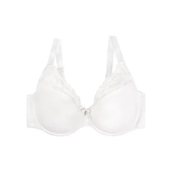 Victoria's Secret CURVY COUTURE Sheer Whisper Plunge T-Shirt Bra / X White Bra Women's White