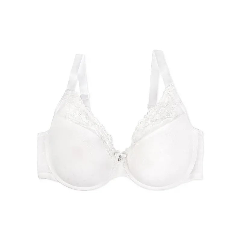 Victoria's Secret CURVY COUTURE Sheer Whisper Plunge T-Shirt Bra / X White Bra Women's White-0