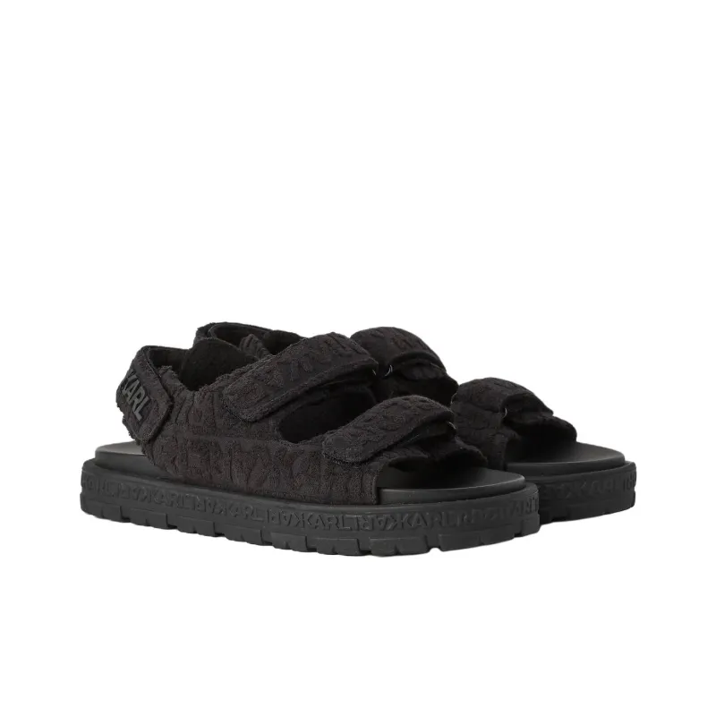KARL LAGERFELD One Strap Sandals 6cm Women's Black-2