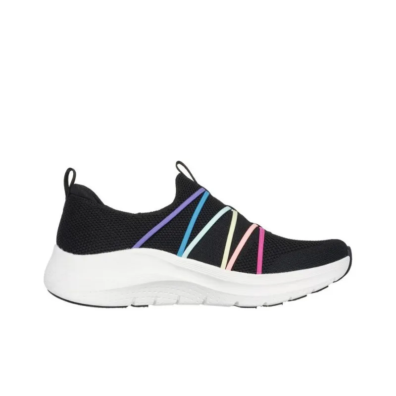 Skechers ARCH FIT 2.0 - Colorful Road Anti-Slip Wear-Resistant Breathable Support Low-Top Casual Shoes Women's Black-1