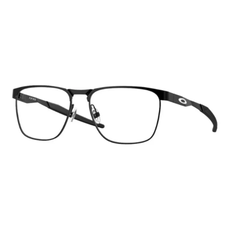 Oakley Metal Square Eyeglass Frames Men's Black-0