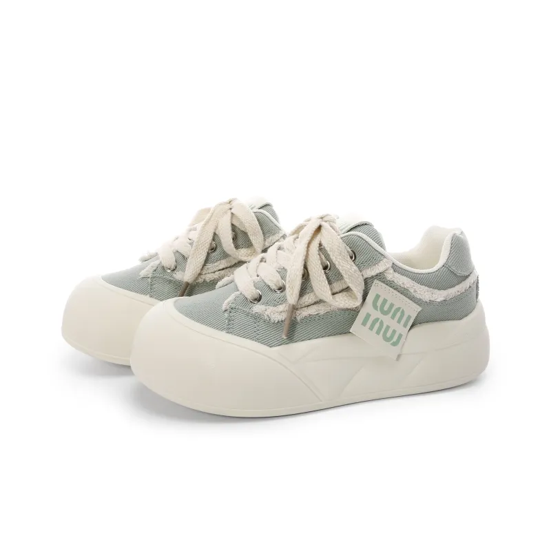 Lovely You Puffy Shoes Lightweight Low-Top Skateboard Shoes Women's-1