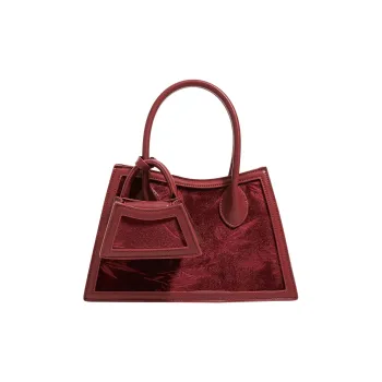 TTaG．baG Microfiber Synthetic Leather One Shoulder Handbag Women's