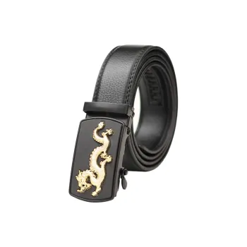 JONNY MOORE Alloy Leather Belts Men's Width 3.5CM
