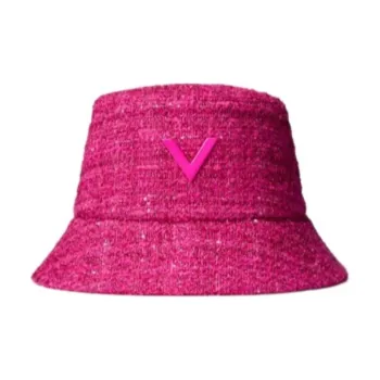 Valentino Wool Bucket Hats Women's Pink