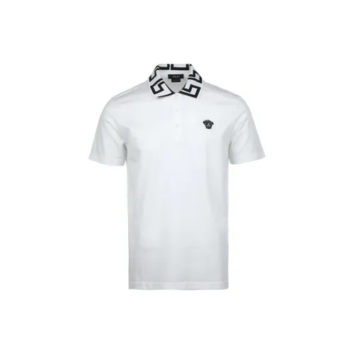 VERSACE Polo Shirts Men White