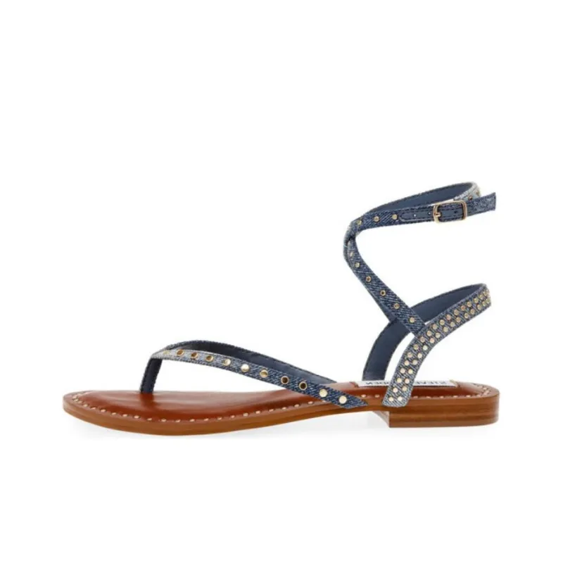 STEVE MADDEN Roman Sandals 1.6cm Women's Blue-0