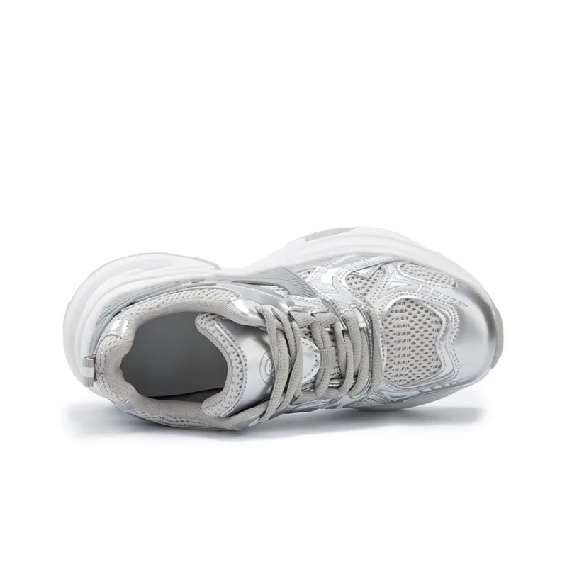 La Chapelle Slip Resistant, Abrasion Resistant, Breathable Low Top Chunky Sneakers Women's-7