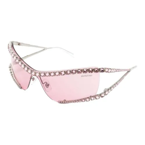 Swarovski Crystal-embellished Mask-frame Sunglasses