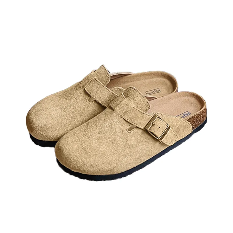 BUFFALO BOUND Composite Sole Quiet Abrasion Resistant Wrap toe Slippers Unisex-12