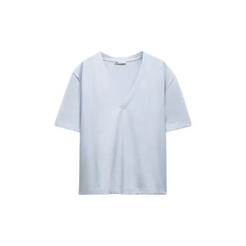 ZARA T-Shirts Women's Light Purple