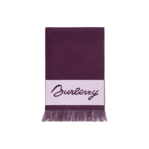 Burberry Ekd Logo Wool Scarf