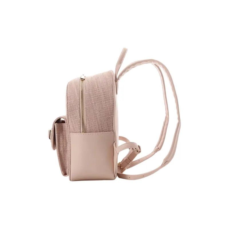 SAMANTHA THAVASA Polypropylene Synthetic Leather Polyester Backpack Women's Pink-1