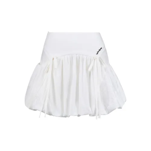 AYF Casual Short Skirts Women's White