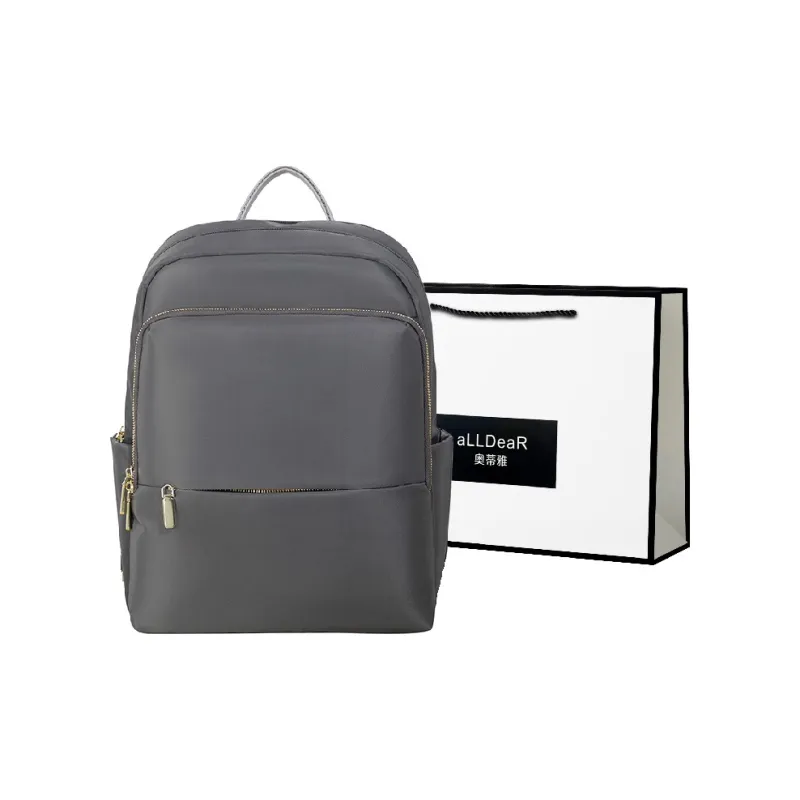 ALLDeaR Oxford Backpack Women's Apricot Gray/Dirty Pink/Dark Gray/Black & Apricot & Brown-5
