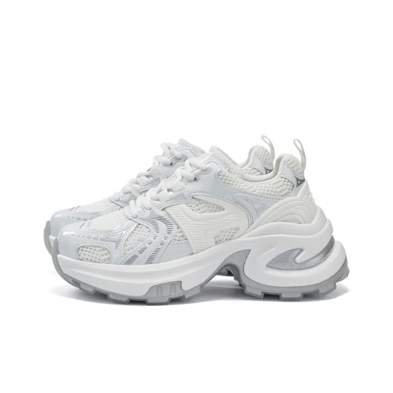 La Chapelle Slip Resistant, Abrasion Resistant, Breathable Low Top Chunky Sneakers Women's-1