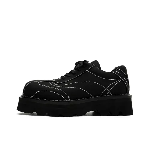 ZONEJOY Men's Casual Shoes Men Low-Top Black