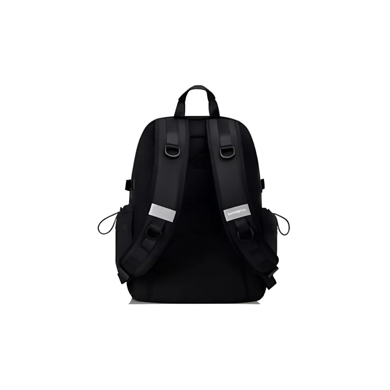 SAMSONITE Fabric Backpack Medium Size Unisex Black/Beige-3