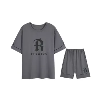 William Pajama Set Men's Dark Gray
