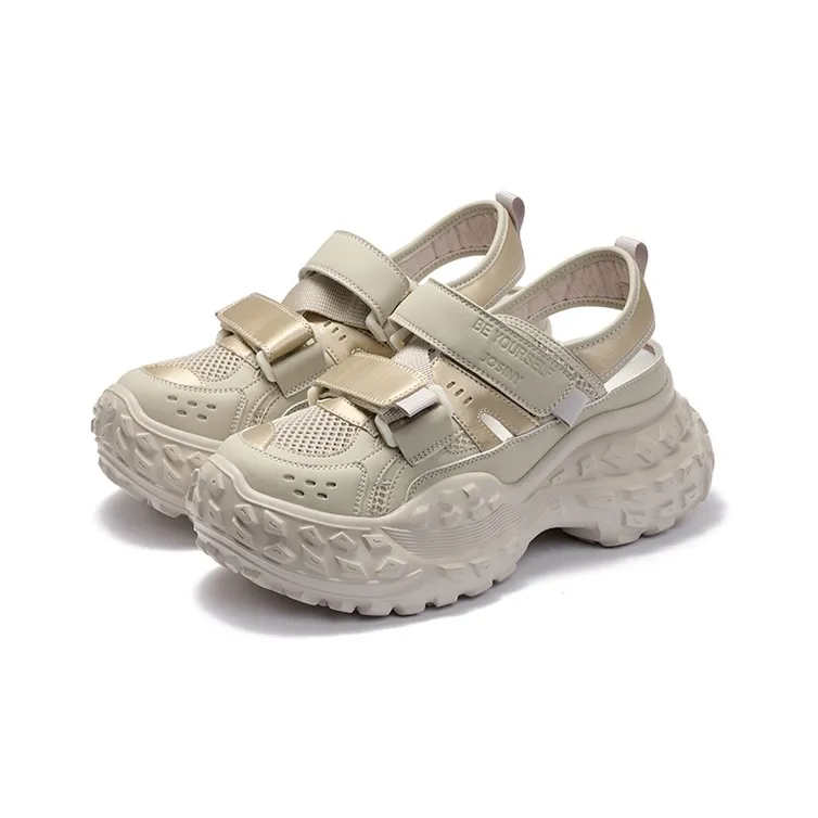 JOSINY Slip Resistant Height Increasing Low Top Chunky Sneakers Women's-2