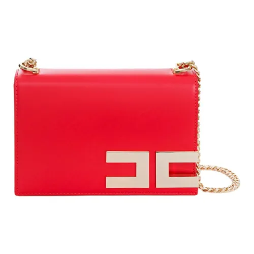 Elisabetta Franchi Synthetic Leather Crossbody Bag Shoulder Bag Mini Women's Patent Red