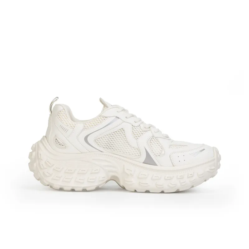 Lilbetter Chunky Sneakers Unisex Low Top White-1