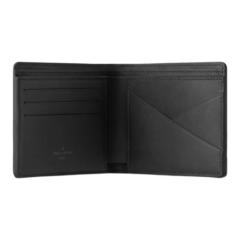 LOUIS VUITTON Wallet Multiple Taurillon Black-3