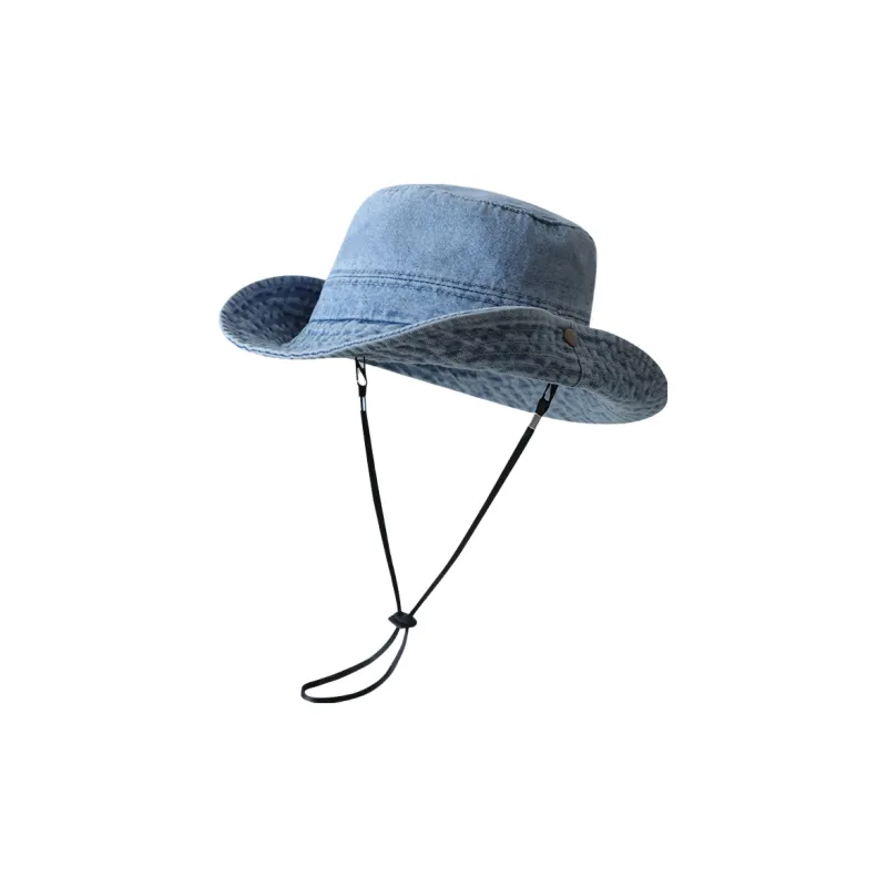 EEEENO Cotton Bucket Hats Unisex-0