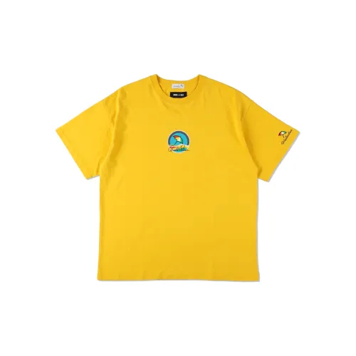 WIND AND SEA T-Shirts Unisex Yellow