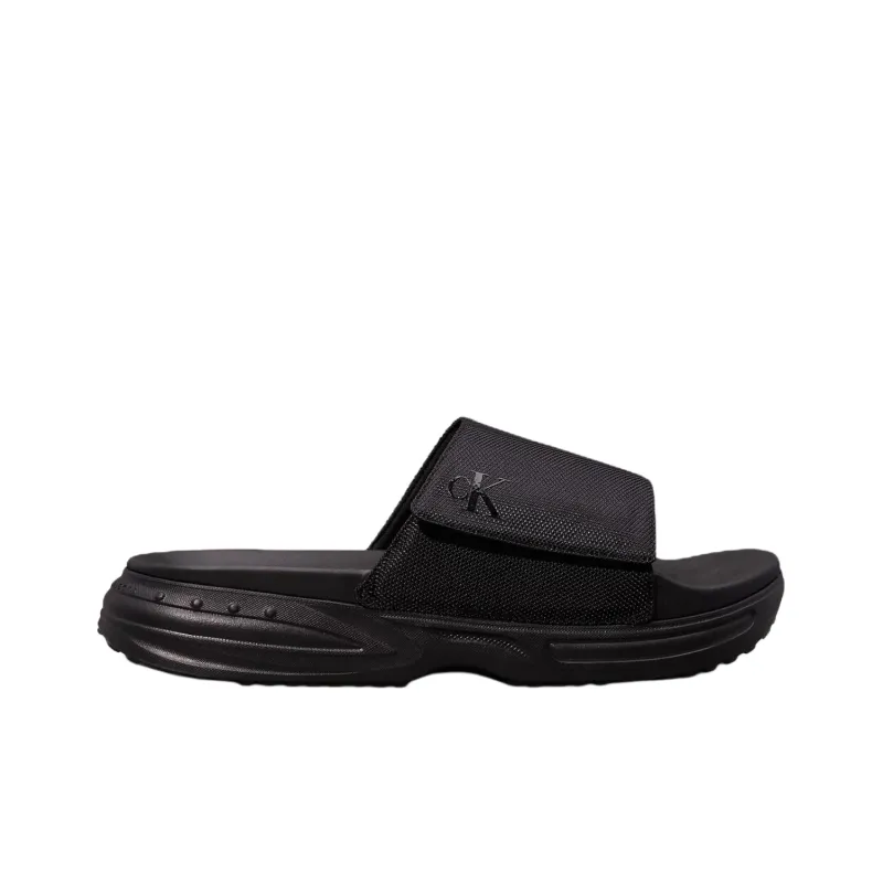 CKJ CALVIN KLEIN JEANS Slide Slippers 3.5cm Men's Black-1