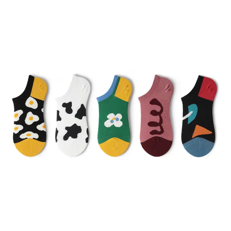 Primeet No Show Socks Unisex 5 Pack-4