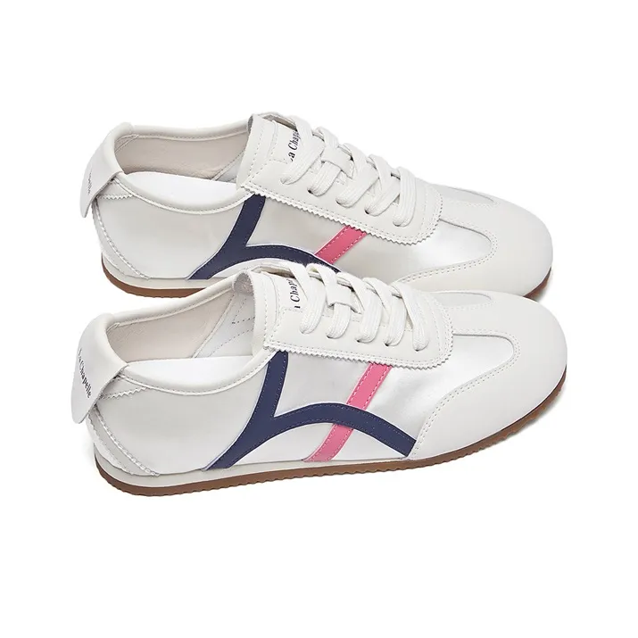 La Chapelle Wear-Resistant Slip-Resistant Low-Top Skateboard Shoes Women's-0