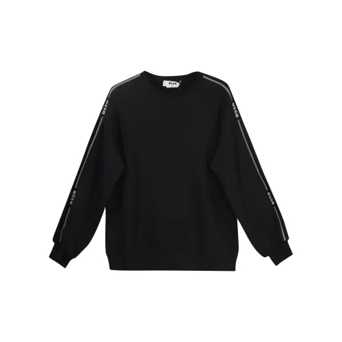 MSGM Sweatshirts Unisex Black