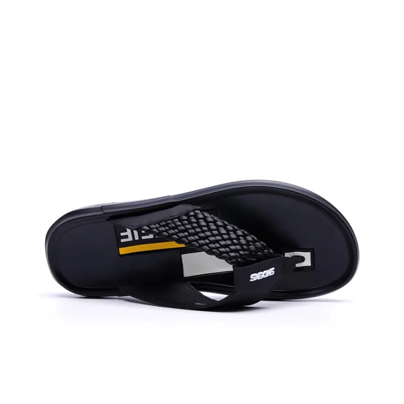 Paladin Odor Resistant Abrasion Resistant Slip Resistant Flip Flops Men's Black-2