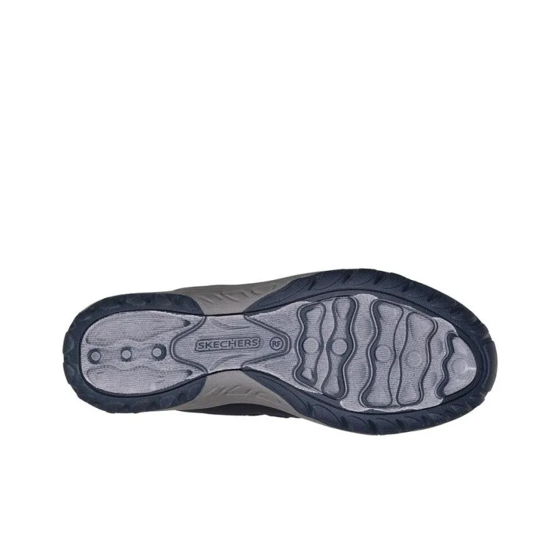 Skechers Reggae Fest Anti Slip Wear Resistant Low Top Casual Shoes Women's Blue-4
