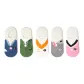 Trendy No-Show Socks E Set-5 Pack