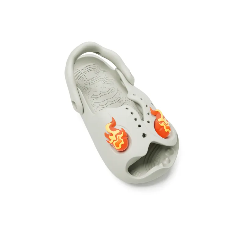 HelloSlippers Mr. Skully Slip-Resistant Flame Zombie Slide Slippers Unisex-1