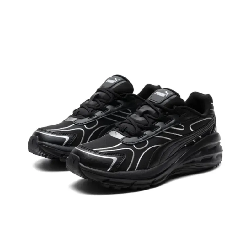 PUMA Hypnotic LS Abrupt Anti-Slip Wear-Resistant Low-Top Casual Shoes Unisex Black Silver-2
