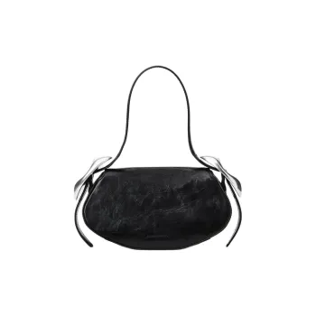 Alexander Wang Cow Leather Handbag, Shoulder Bag Small Size Women's Black