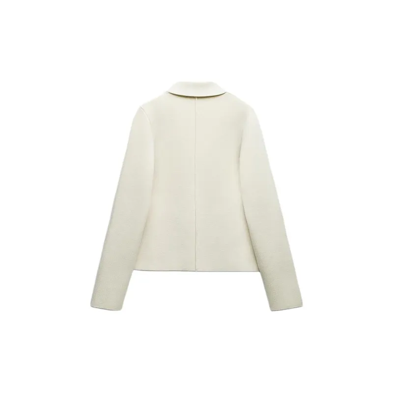ZARA Jackets Coats Women's White-1