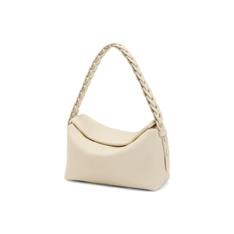 BELLE Artificial Leather Crossbody Bag Women's Solid Color Plain-19