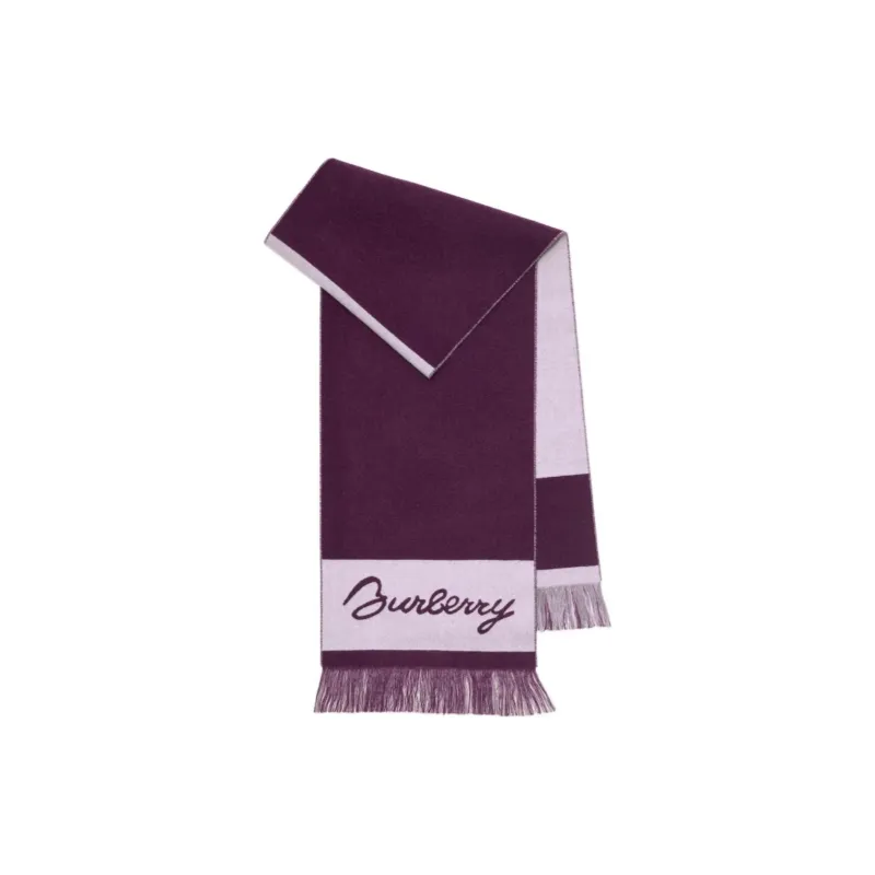 Burberry Ekd Logo Wool Scarf-1