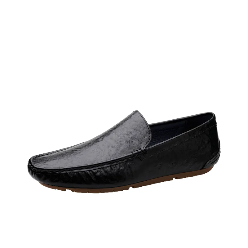 Abango Gommino Loafers Unisex Green/Gray/Black-13
