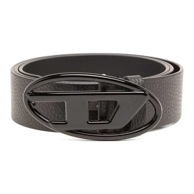DIESEL B 1dr Logo buckle Belt-0