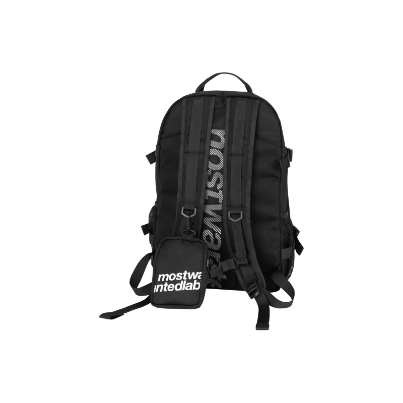 MostwantedLab Polyester Backpack Large Size Unisex Black-2