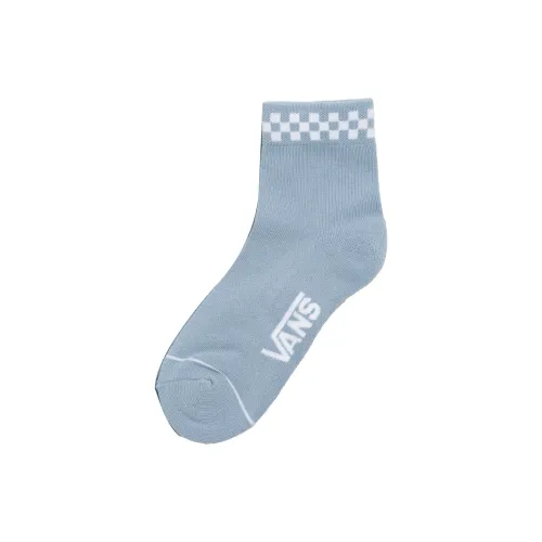 Vans Mid Calf Socks Unisex 1 Pack Gray Blue