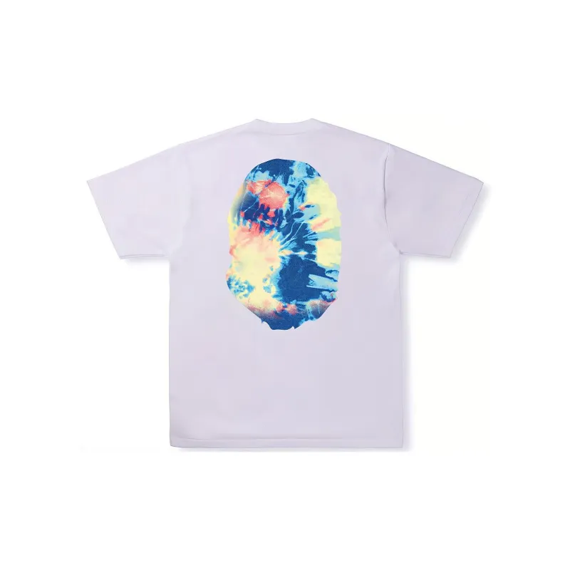 Bape Tie Dye Big Ape Head Tee-5
