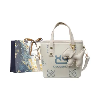 Iman's House PU One Shoulder Handbag Women's Blue+Charm/Pink+Charm/Purple+Charm/Green+Charm