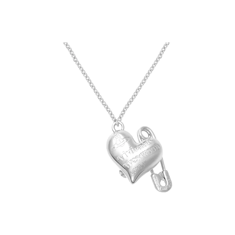 Vivienne Westwood Heart charm Necklace-1